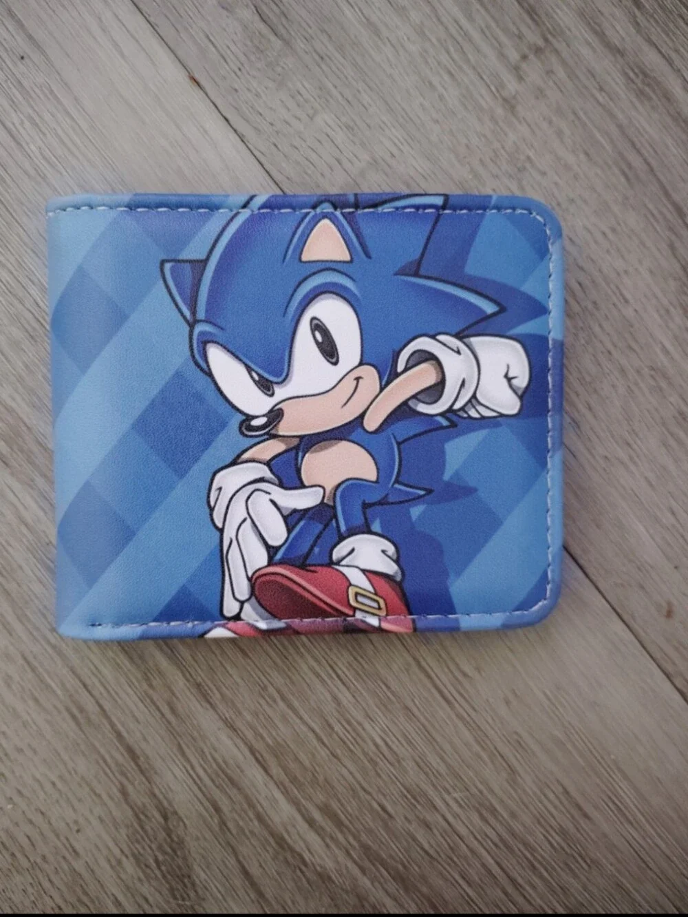 New Sonic the hedgehog anime manga leather wallet
